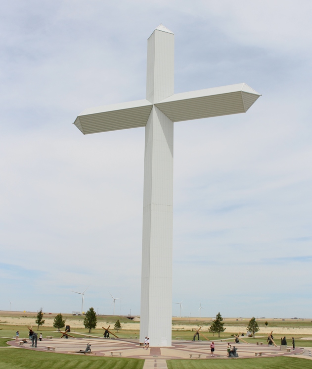 Cross of Our Lord Jesus Christ in Groom, Texas.